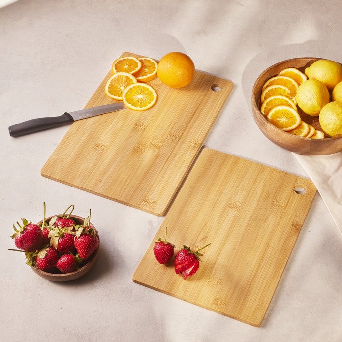 Material: Bambu    Böyük: 23,5x33 sm   Kiçik: 20x28 sm